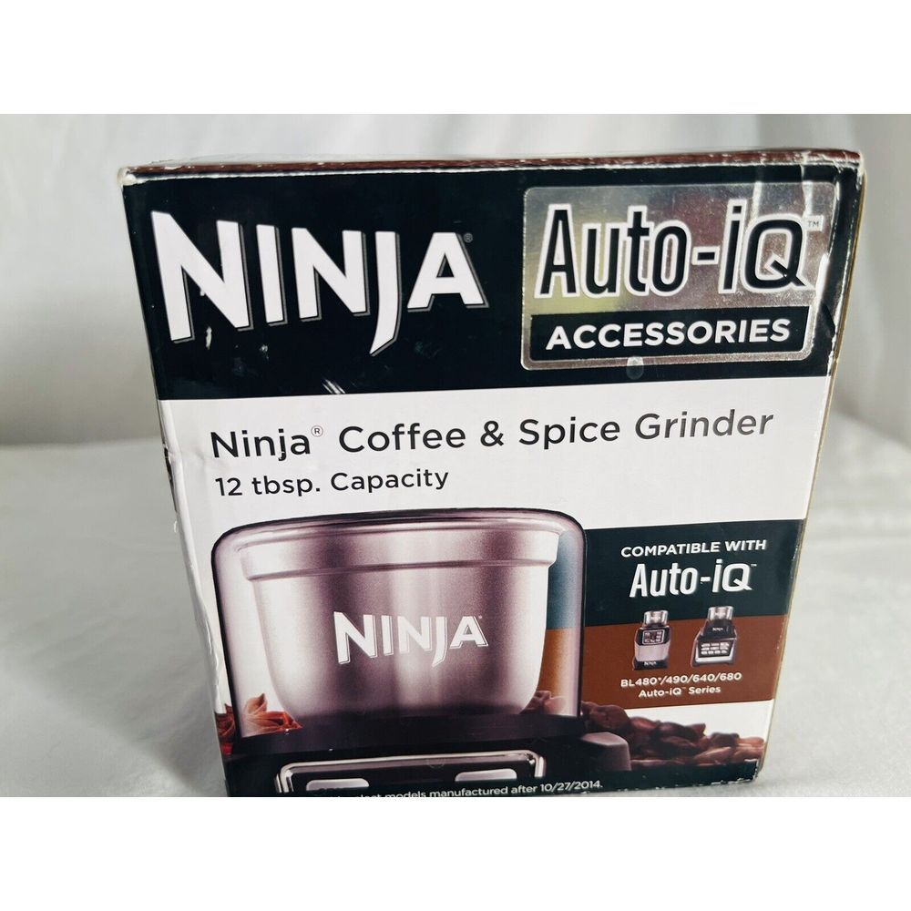 Ninja 12 Tbsp BL480/90,640/80 Auto-iq Coffee Spice Grinder Dishwasher Safe